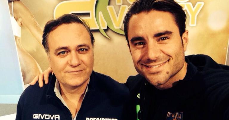 Il presidente Sergio Di Meo ed il capitano Antonio Di Santi ospiti questa sera di “A Tutto Volley”