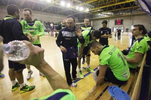 Mobilya Aversa vs Universal Catania, coach Bosco